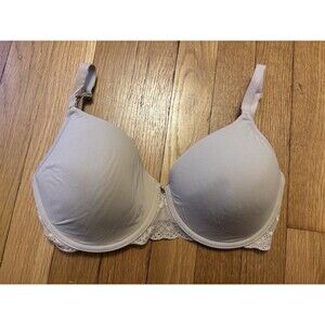 NATORI 721154 Bliss Perfection T-shirt Bra Cafe Beige Nude Size 30DDD EUC